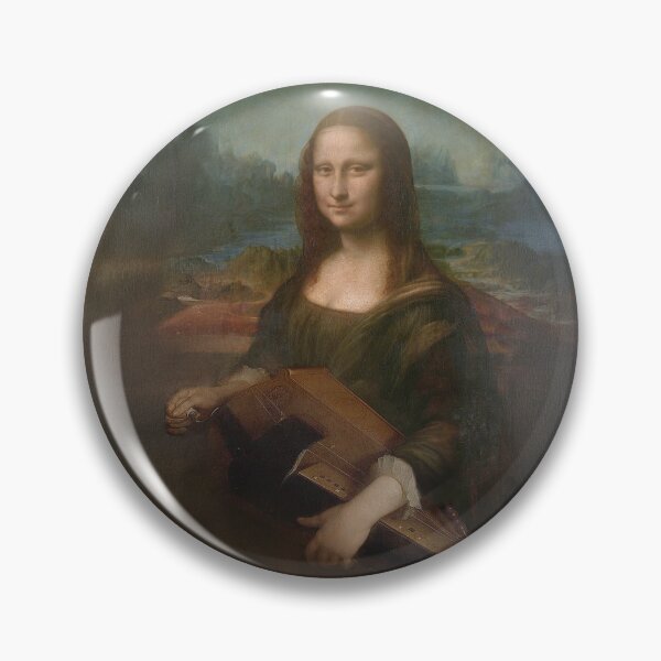 Item preview, When the Mona Lisa starts playing the hurdy-gurdy: a quirky nod to the timeless masterpiece. designed and sold by Zal-Production.
