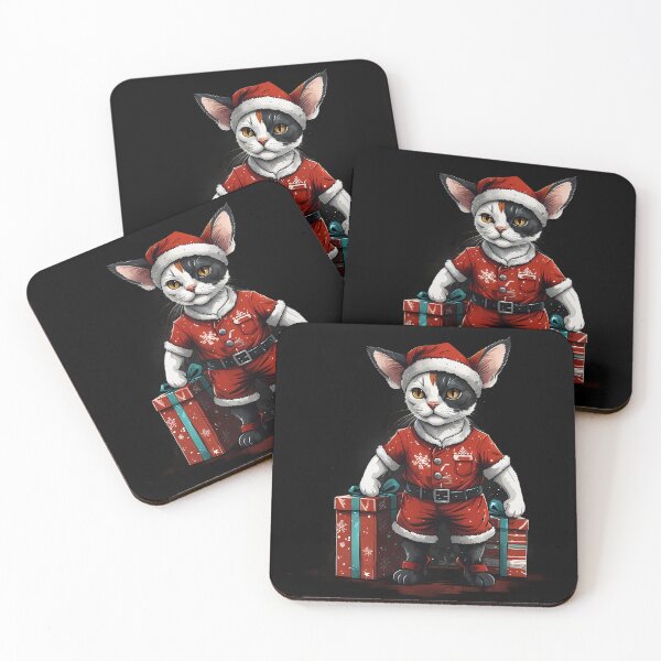 Item preview, Calico cat Christmas gifts designed and sold by Furrifico.