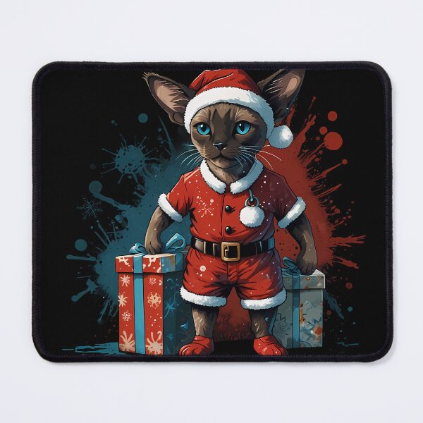 Item preview, Siamese cat Christmas gifts designed and sold by Furrifico.