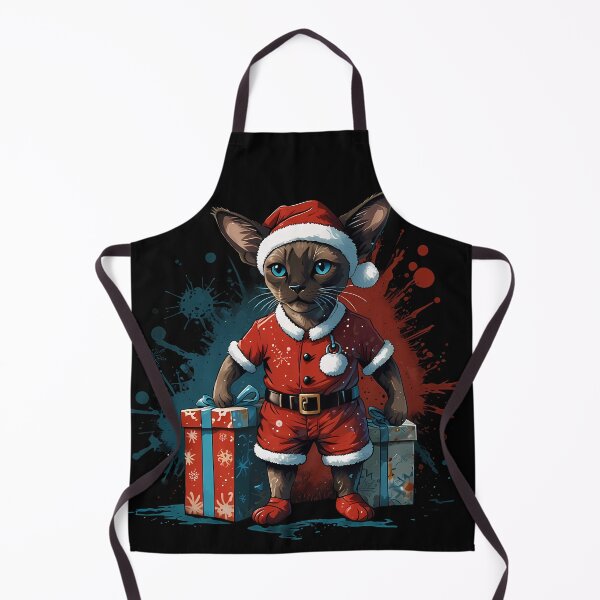Item preview, Siamese cat Christmas gifts designed and sold by Furrifico.