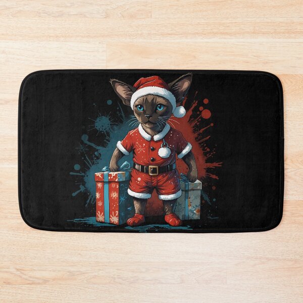Item preview, Siamese cat Christmas gifts designed and sold by Furrifico.
