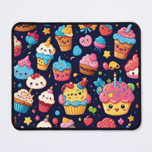 Item preview, Wild & Vibrant Kawaii Birthday Cakes designed and sold by gjsart.