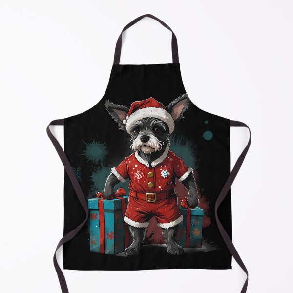 Item preview, Schnauzer dog Christmas gifts designed and sold by Furrifico.