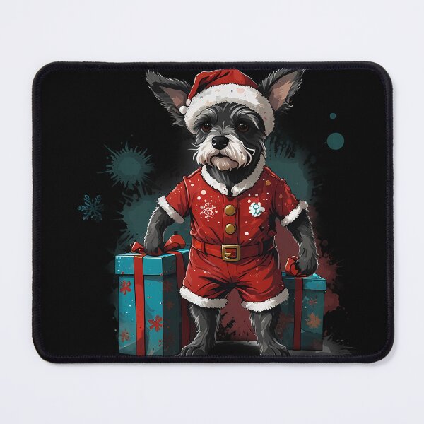 Item preview, Schnauzer dog Christmas gifts designed and sold by Furrifico.