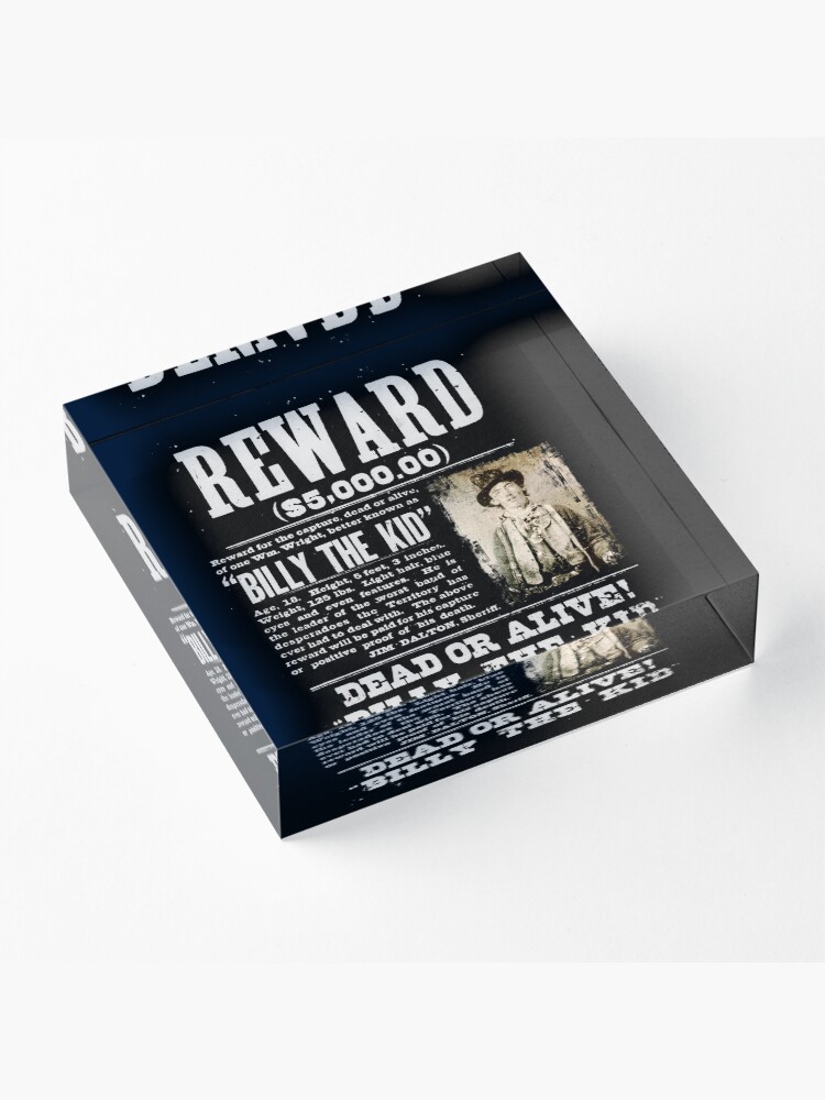 Alternate view of Billy The Kid Acrylic Block