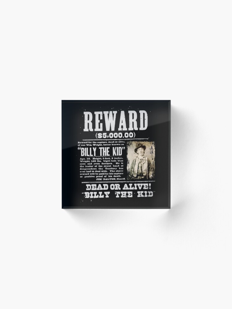 Alternate view of Billy The Kid Acrylic Block