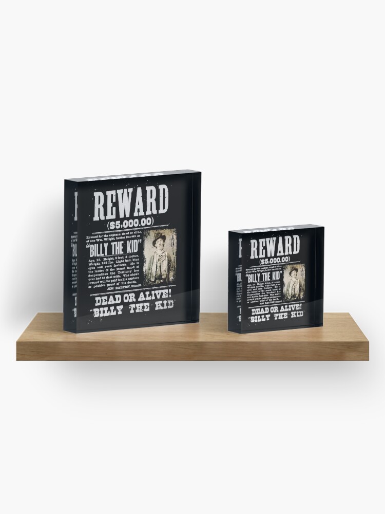 Alternate view of Billy The Kid Acrylic Block
