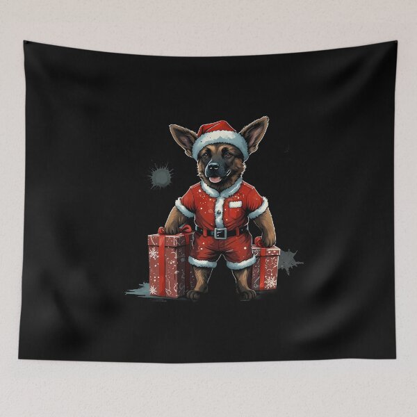 Item preview, German Sheppard dog Christmas gifts designed and sold by Furrifico.