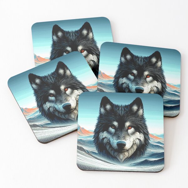 Item preview, Abstract Wolf Design designed and sold by Artbyminga.