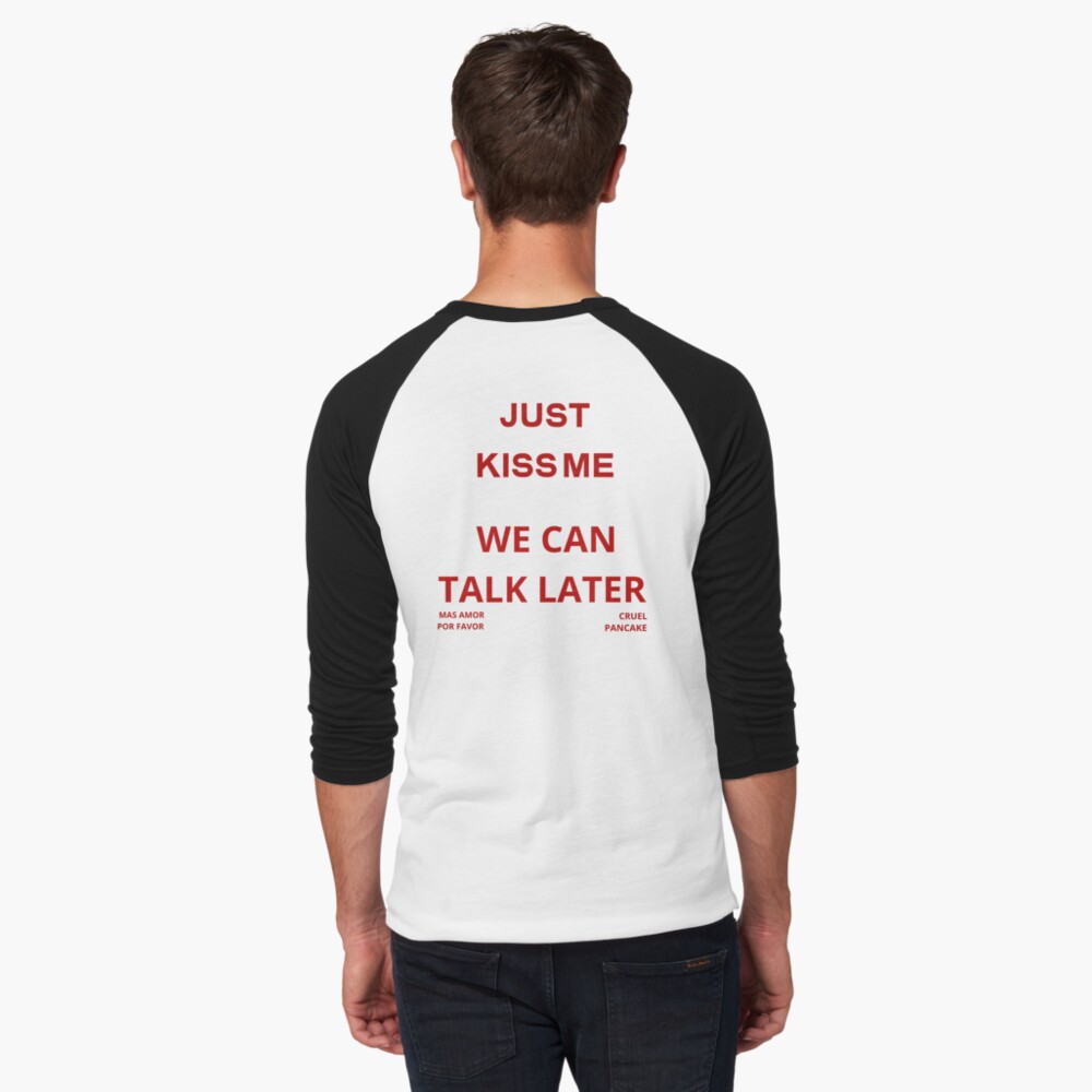 Just Kiss Me We Can Talk Later Y2k Tank Top - Aesthetic Streetwear Damen