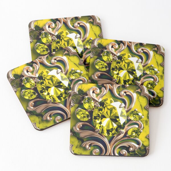 Item preview, Ornate Peridot Elegance designed and sold by Exodoi.