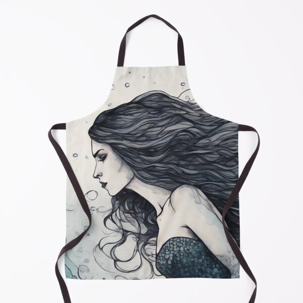 Item preview, Mermaid - Watercolor & Ink 31 designed and sold by KBMediaArt.