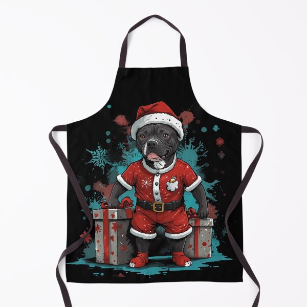 Item preview, Pitbull dog Christmas gifts designed and sold by Furrifico.