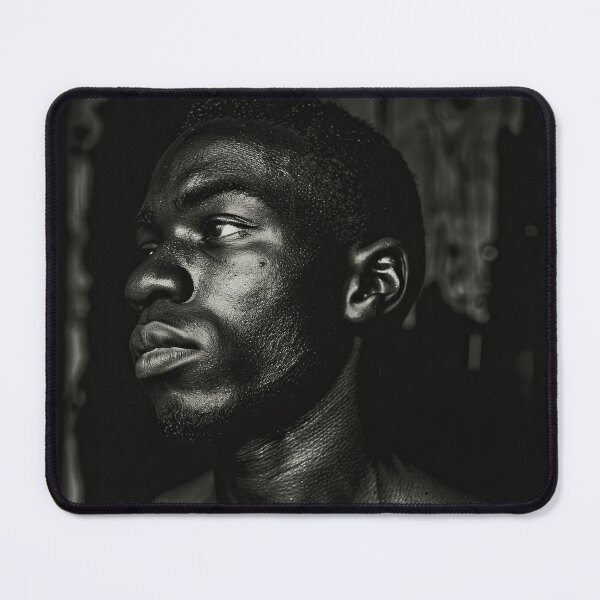 Item preview, Erotic Sexy Muscular Shirtless Black Male designed and sold by Atlas Kai.