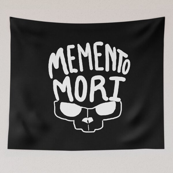 Item preview, Mortality Skull - Latin, White designed and sold by Gallery1031.
