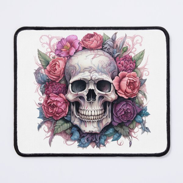Item preview, Skull And Roses designed and sold by CuriousHeart.