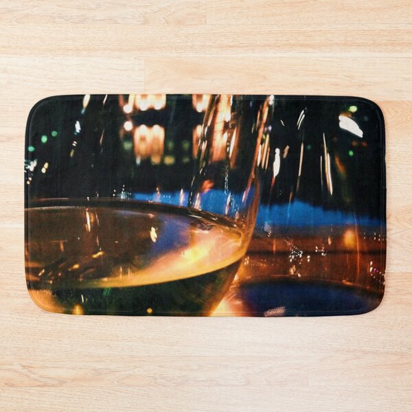 Item preview, Two glasses of white wine at twilight. designed and sold by claireseyeview.