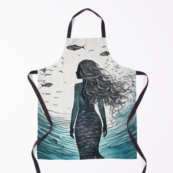 Item preview, Mermaid - Watercolor & Ink 33 designed and sold by KBMediaArt.