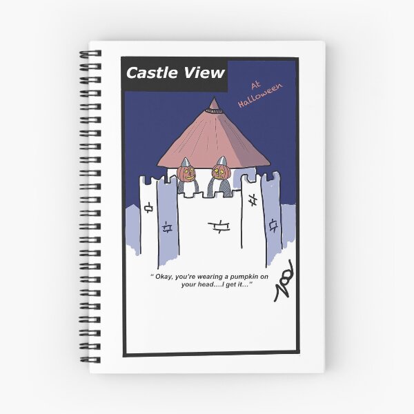 Aperçu de l'œuvre Vue du château à Halloween créée et vendue par TonyNoon.