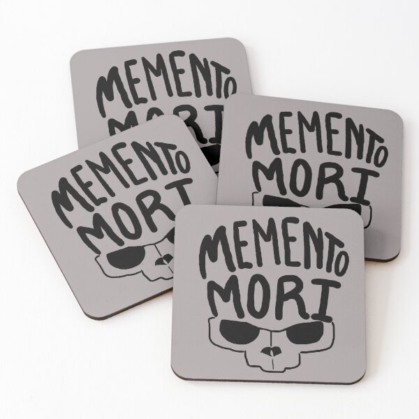 Item preview, Mortality Skull - Latin, Black designed and sold by Gallery1031.