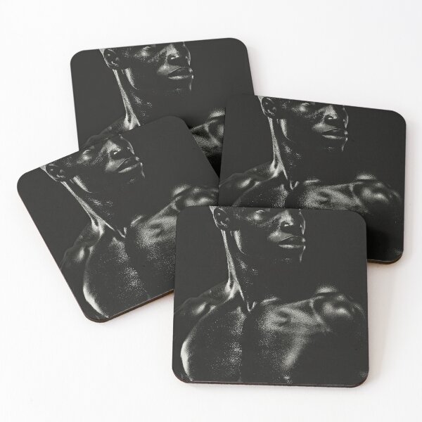 Item preview, Erotic Sexy Muscular Shirtless Black Male designed and sold by Atlas Kai.