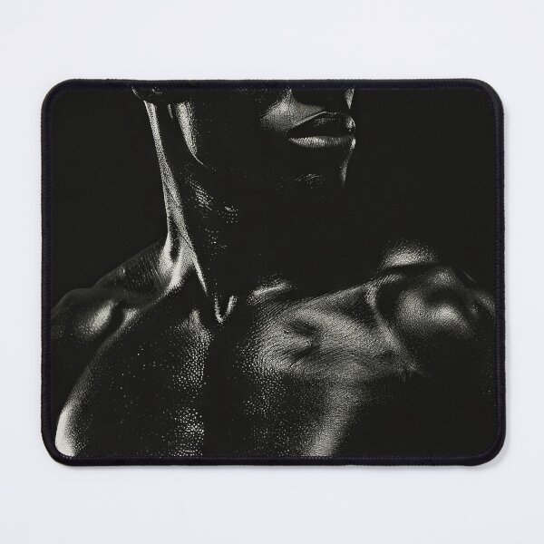 Item preview, Erotic Sexy Muscular Shirtless Black Male designed and sold by Atlas Kai.