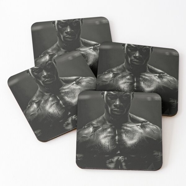Item preview, Erotic Sexy Muscular Shirtless Black Male designed and sold by Atlas Kai.