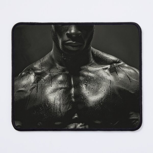 Item preview, Erotic Sexy Muscular Shirtless Black Male designed and sold by Atlas Kai.