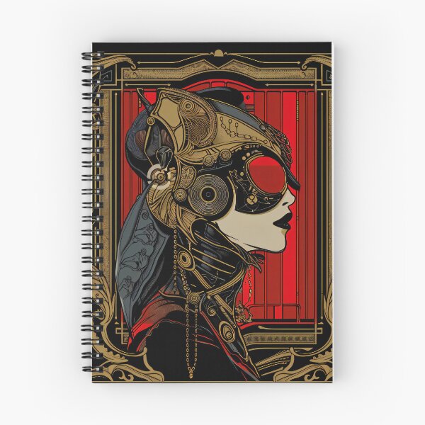 Artikelvorschau, Frau mit viktorianischem Steampunk-Helm entworfen und verkauft von entwithanaxe.