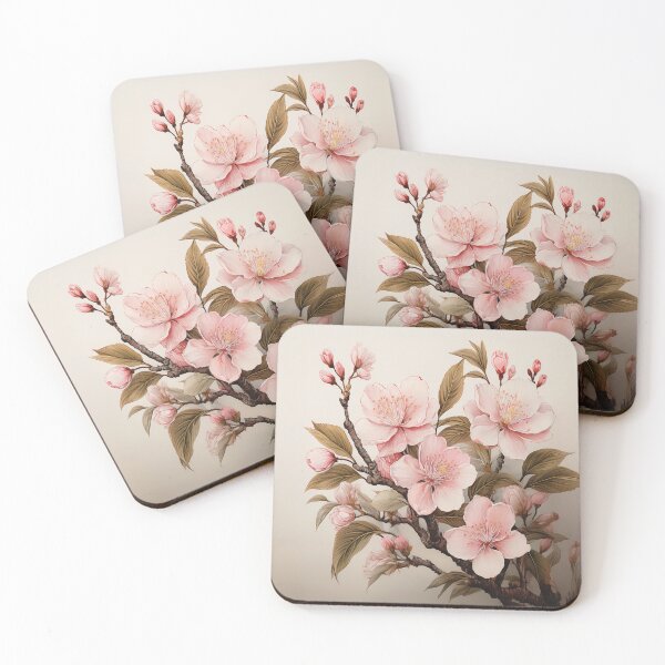 Item preview, A beautiful and detailed design of cherry blossoms. designed and sold by HEMRO.
