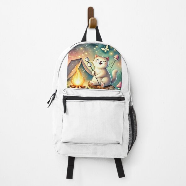 Item preview, Camping Cat Is Wild and Free! designed and sold by NoelaniArt.