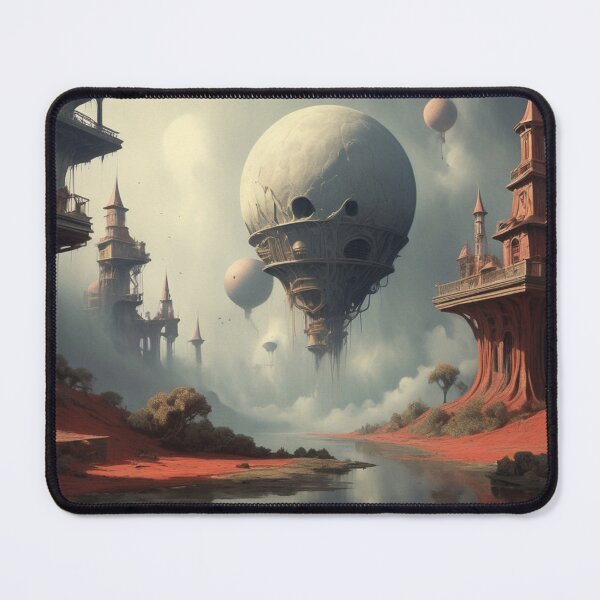 Item preview, Floating Castles and Surreal Architecture - Dreamlike Sci-Fi Fantasy Art designed and sold by Antalahia.