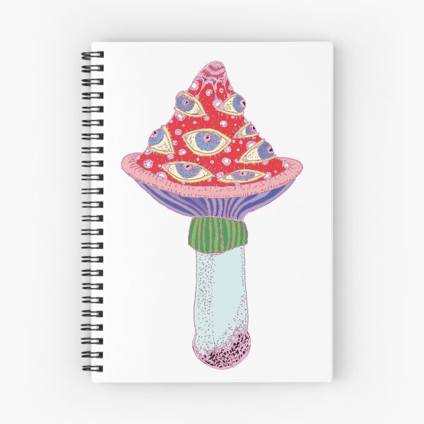 Aperçu de l'œuvre Oeil de champignon bleu - motif whate créée et vendue par StudioViArt.