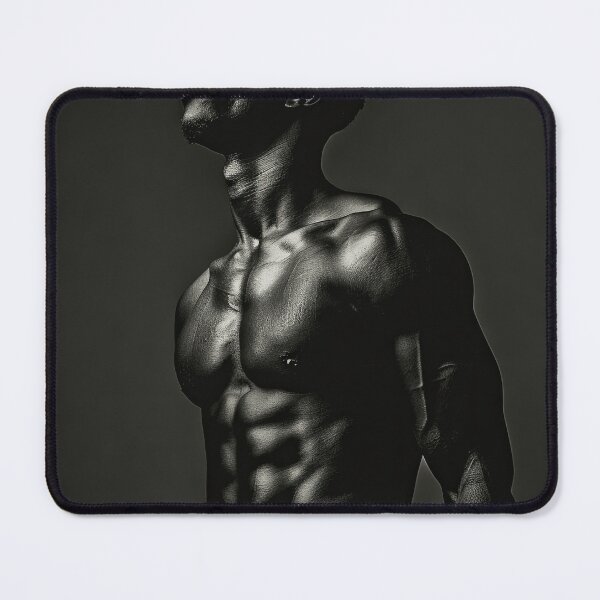 Item preview, Erotic Sexy Muscular Shirtless Black Male designed and sold by Atlas Kai.