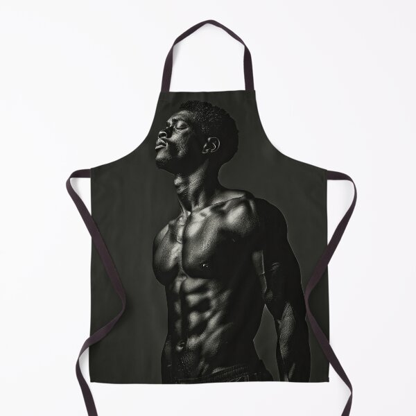 Item preview, Erotic Sexy Muscular Shirtless Black Male designed and sold by Atlas Kai.