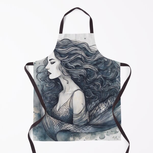 Item preview, Mermaid - Watercolor & Ink 13 designed and sold by KBMediaArt.