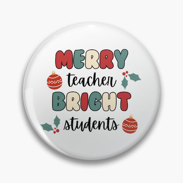 Item preview, Merry Teacher Bright Students designed and sold by CreateEducate.