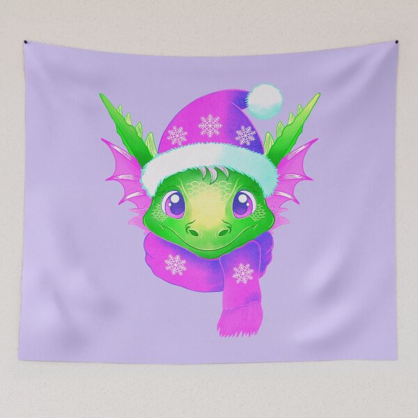 Item preview, Christmas green dragon designed and sold by AngeMNunez.