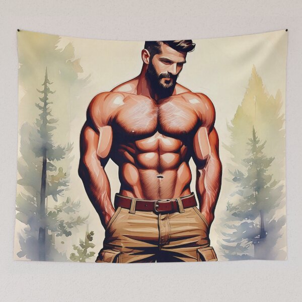Item preview, Masculine Man designed and sold by ArtFactoryAI.