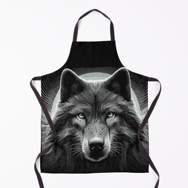 Item preview, Majestic Wolf and Moon Design designed and sold by Artbyminga.