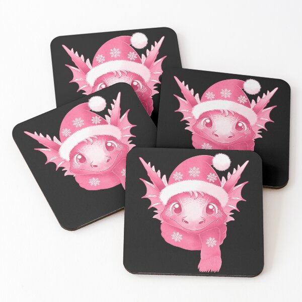 Item preview, Christmas pink dragon designed and sold by AngeMNunez.