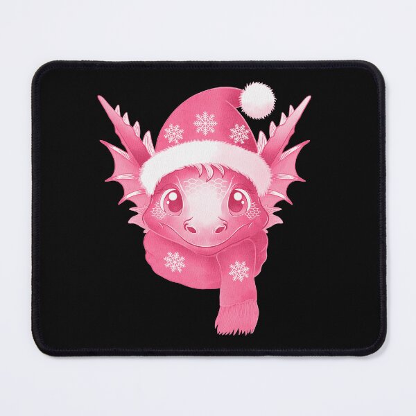 Item preview, Christmas pink dragon designed and sold by AngeMNunez.