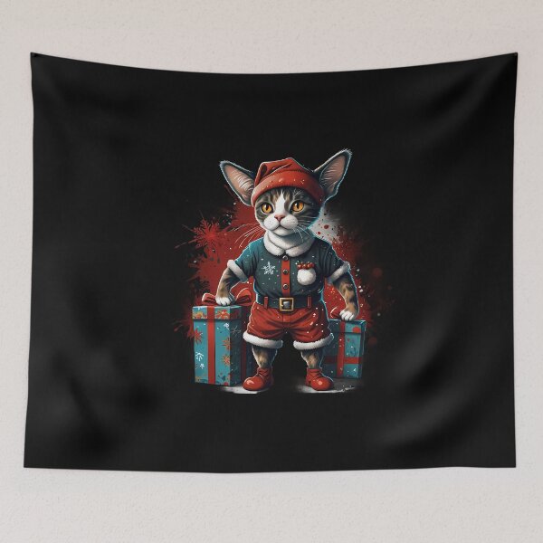 Item preview, Shorthair cat Christmas gifts designed and sold by Furrifico.