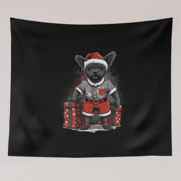 Item preview, Poodle dog Christmas gifts designed and sold by Furrifico.