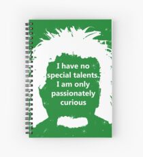 Cuaderno de espiral Diseño de cita de Albert Einstein