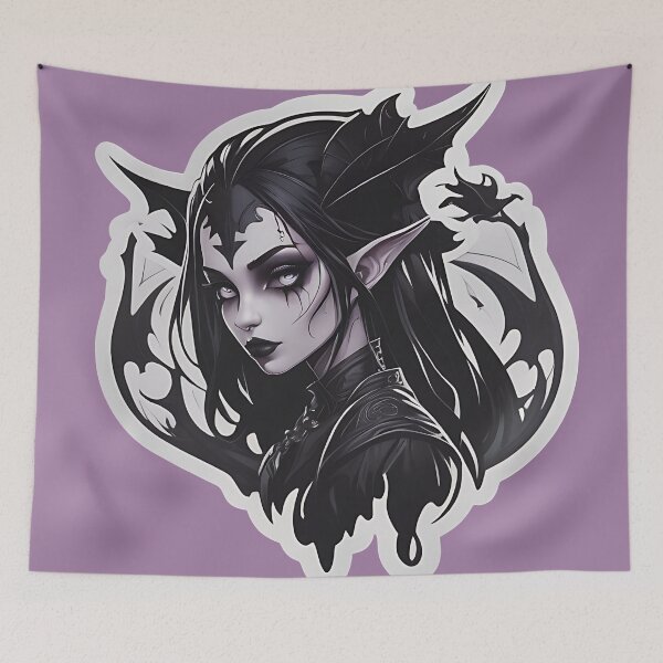 Item preview, Dark Lady Evil Chaotic Demoness designed and sold by MadnessEnvelope.