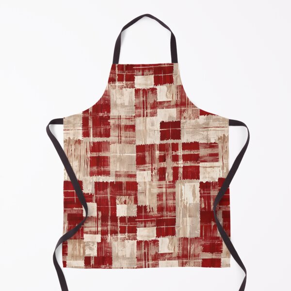 Item preview, Christmas Grunge Plaid Red & Beige designed and sold by gjsart.