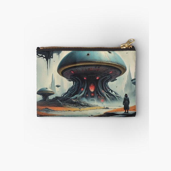 Item preview, Alien Technology Hub – Futuristic Sci-Fi Landscape Ar designed and sold by Antalahia.