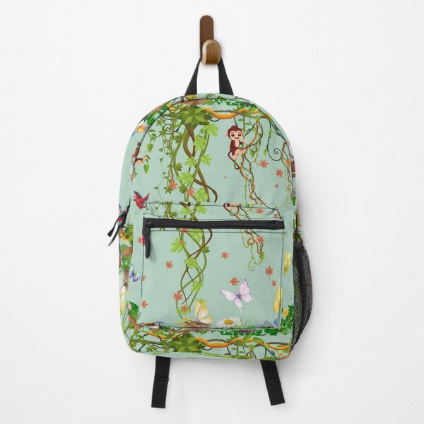 Item preview, "Jungle Scene with Animals and Plants" designed and sold by Graphollio-shop.