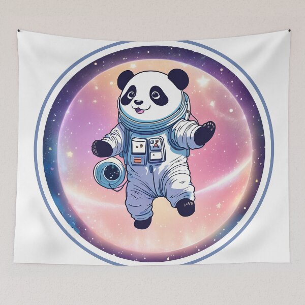 Item preview, An astronaut panda in the space  designed and sold by Telegant.